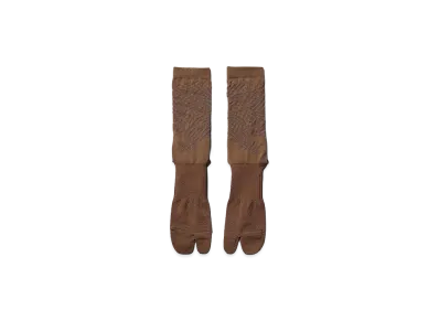 Goldwin 0 Paper Fiber Tabi Mid Cut Socks "Mocha"