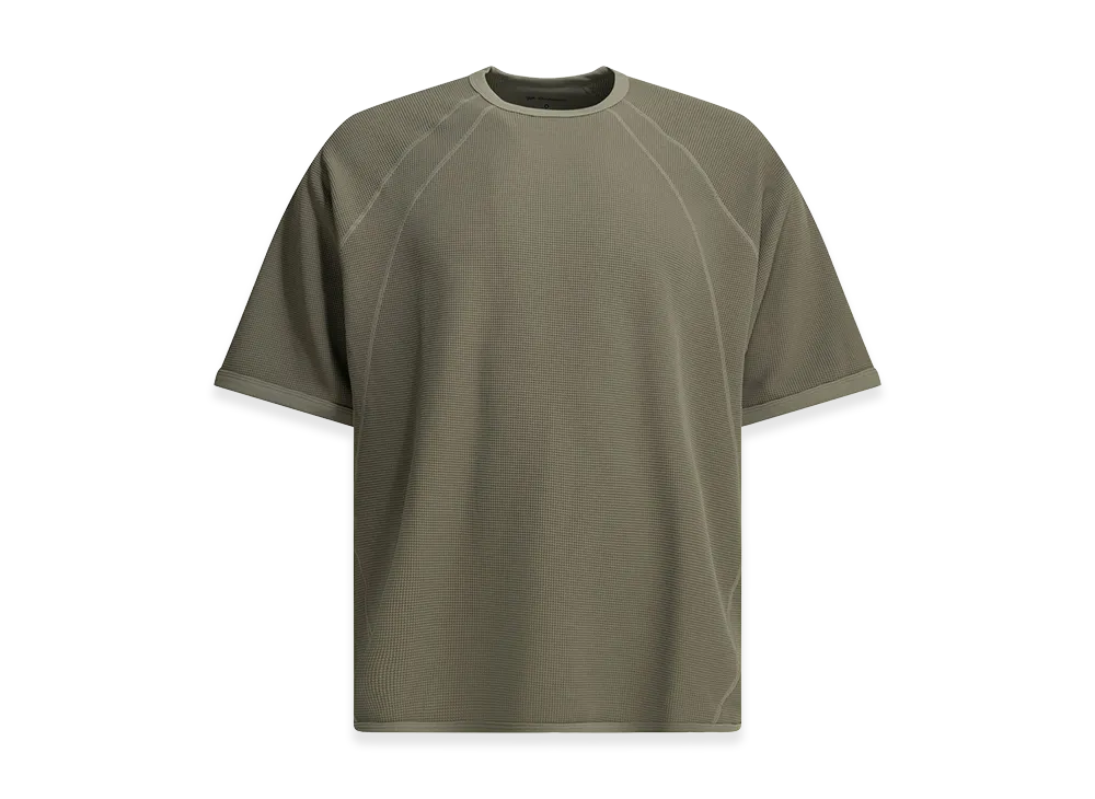 Goldwin Mesh Wf Actinoid Crew-Neck T-Shirt "Gray"