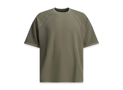 Goldwin Mesh Wf Actinoid Crew-Neck T-Shirt "Gray"