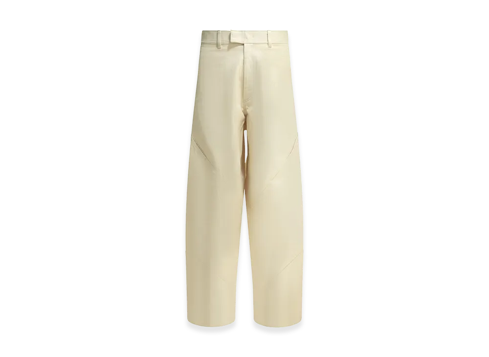 Goldwin 0 Helicoid Wide Leg Jeans "White"