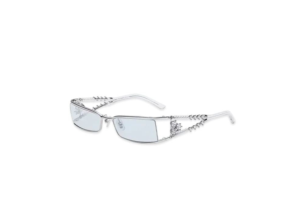 Gentle Monster Kiira 02BLM "Silver/Blue"