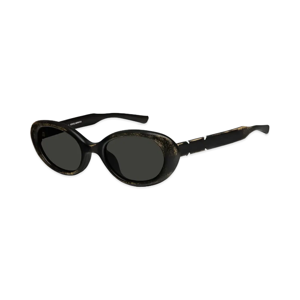 Gentle Monster x Maison Margiela MM317 Leather LBK2 "Black/Black"