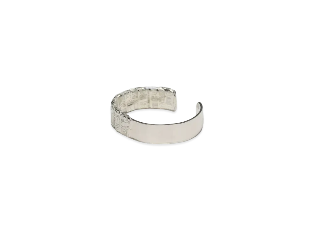 Ground Y x Jujutsu Kaisen "Talisman" Silver Bangle "Silver"