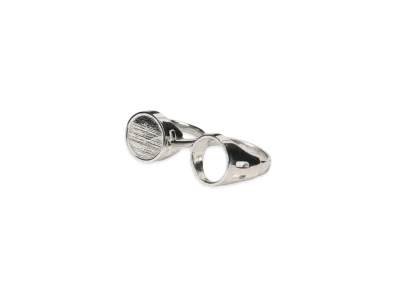 Ground Y x Jujutsu Kaisen Nanami's Glasses Ring Set "Silver"