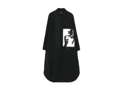 Ground Y x Jujutsu Kaisen Gojo's Hands Patchwork Shirt "Black"