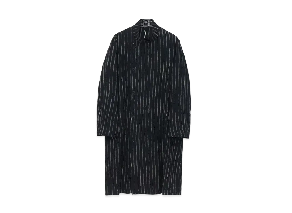 Ground Y x Jujutsu Kaisen "Curtain" Style Striped Weave Jacket "Black"