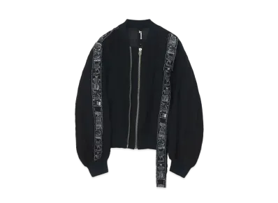 Ground Y x Jujutsu Kaisen "Talisman" Embroidery Blouson "Black"