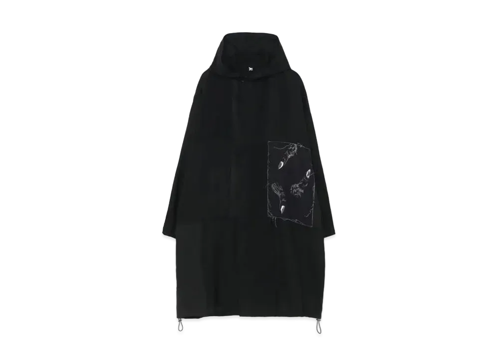 Ground Y x Jujutsu Kaisen Sukuna's Fingers Patchwork Dress "Black"