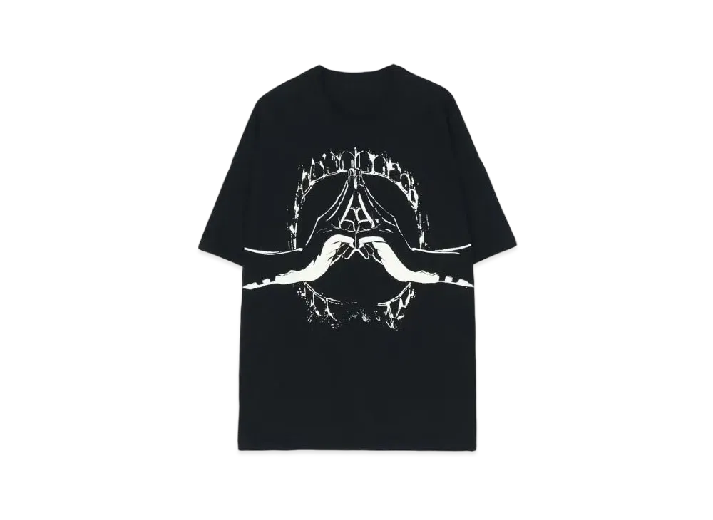 Ground Y x Jujutsu Kaisen "Malevolent Shrine" Move T-Shirt "Black White"