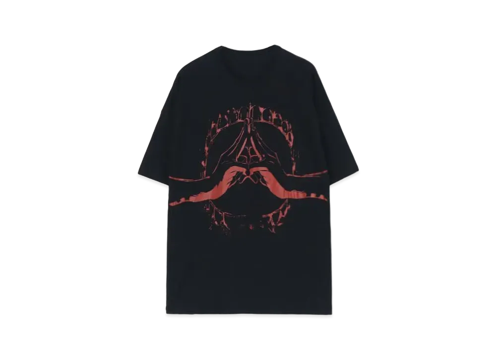 Ground Y x Jujutsu Kaisen "Malevolent Shrine" Move T-Shirt "Black Red"