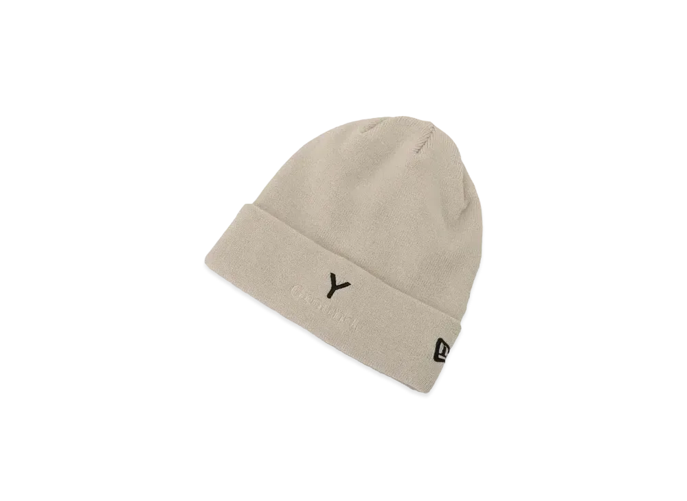 Ground Y x NEW ERA Cuff Knit GY Logo "Off White"