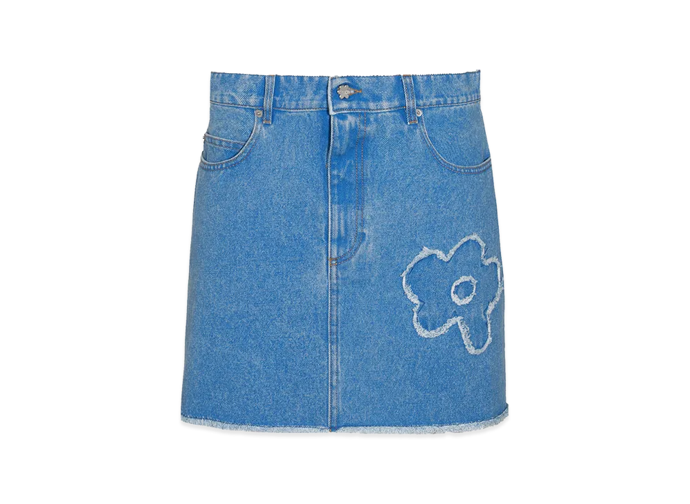 MARNI Women's Denim Mini Skirt "Light Blue"