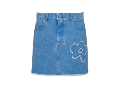 MARNI Women's Denim Mini Skirt "Light Blue"