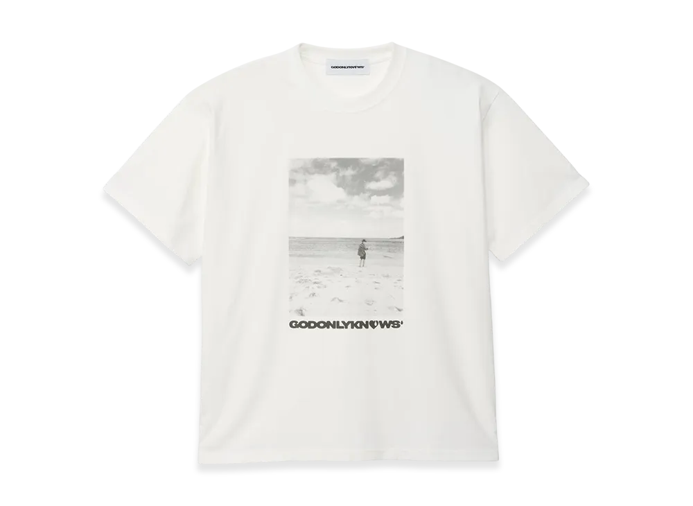 S GOD ONLY KNOWS PHOTO SEA Tシャツ BLACK