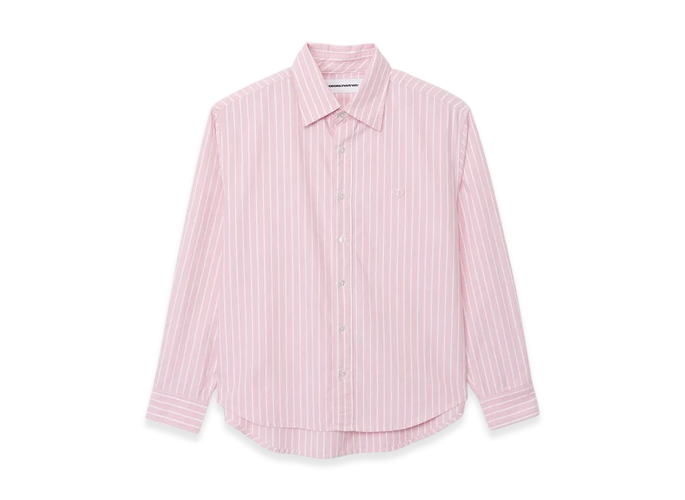 GOD ONLY KNOWS PLAIN SHIRT シャツ ピンク GOD ONLY KNOWS Striped Shirt