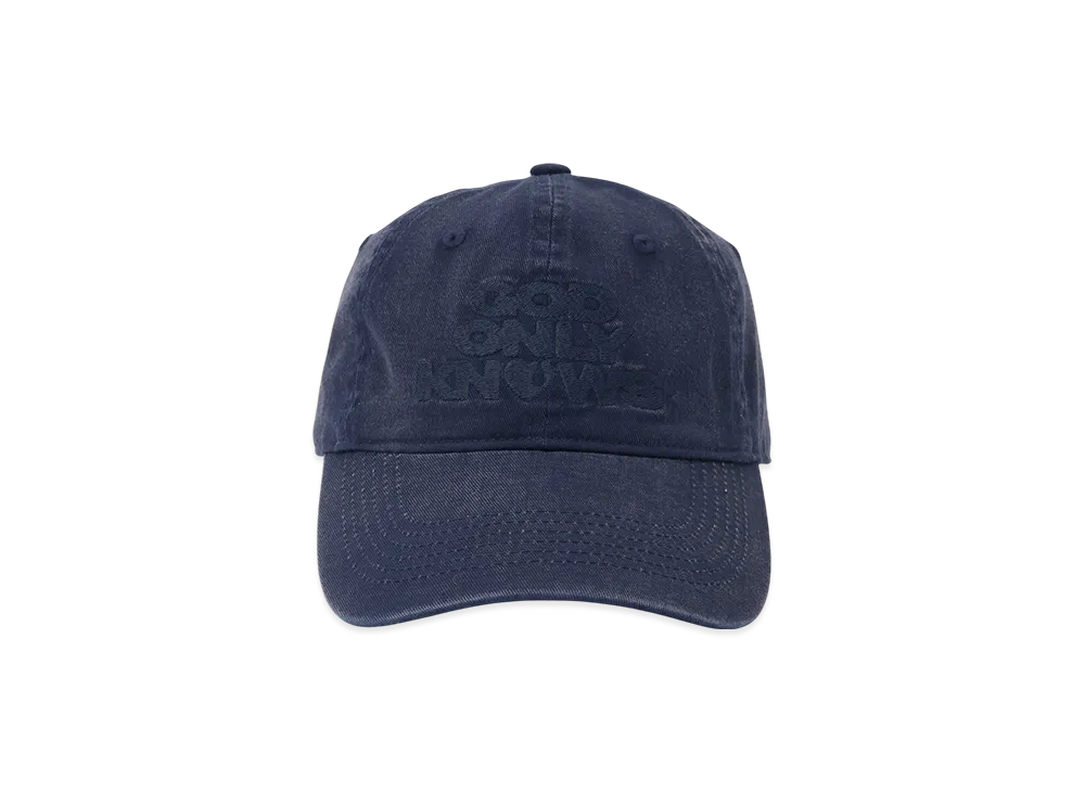 GOD ONLY KNOWS Logo Cap "Navy"