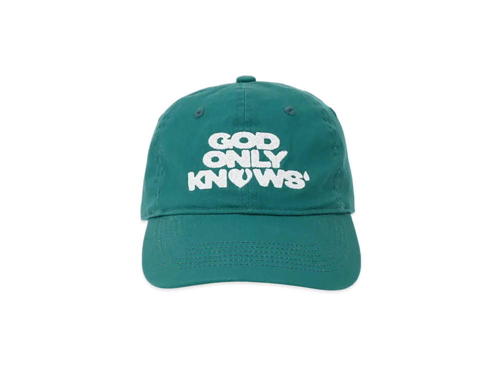 GOD ONLY KNOWS Logo Cap "Green"