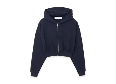 GOD ONLY KNOWS Cropped Sweat Hoodie "Navy"