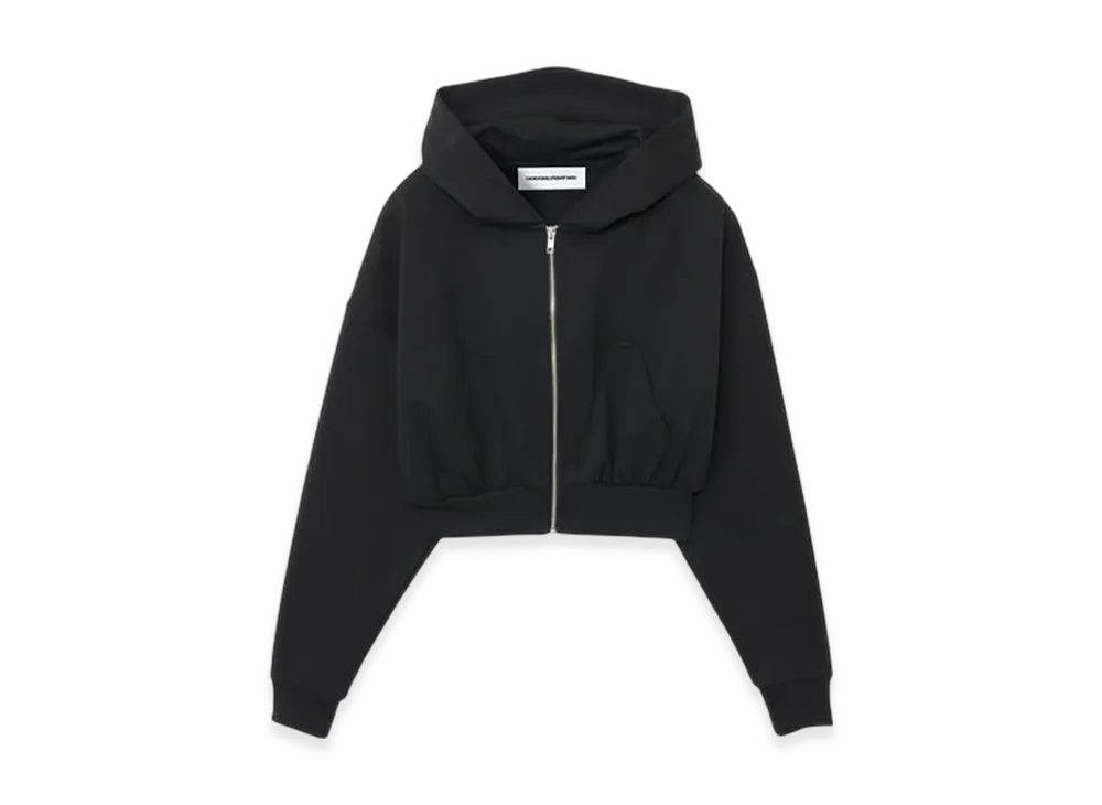 GOD ONLY KNOWS Cropped Sweat Hoodie "Black"