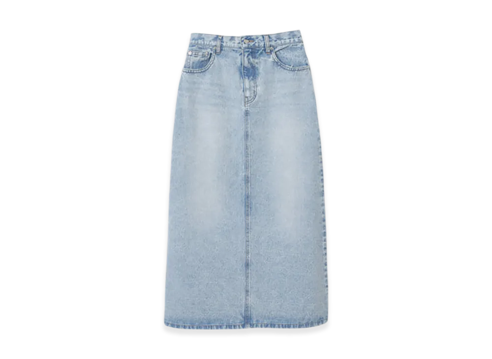 GOD ONLY KNOWS Denim Skirt "Blue"