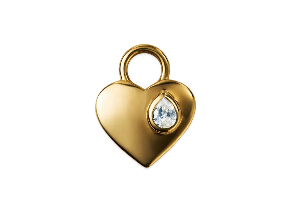 ⭐︎GOD ONLY KNOWS ⭐︎ PAVE HEART 片耳用 ゴッドオンリーノウズ アクセサリー 人気アイテム通販(新品/中古