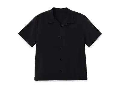 GOD ONLY KNOWS Open Collar Shirt "Black"