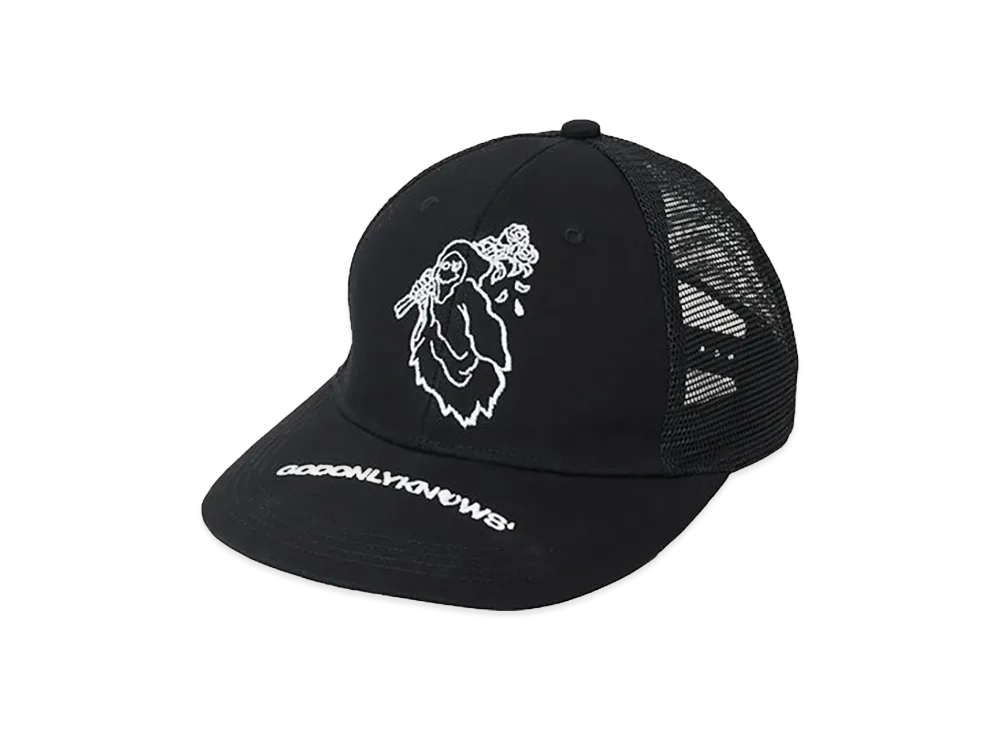 GOD ONLY KNOWS Grim Mesh Cap "Black"