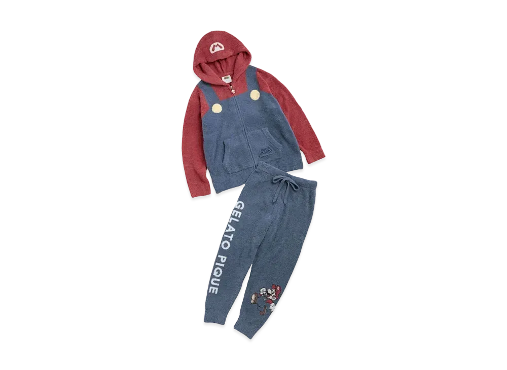 GELATO PIQUE x SUPER MARIO Ladies Mario Parka & Long Pants "Red"