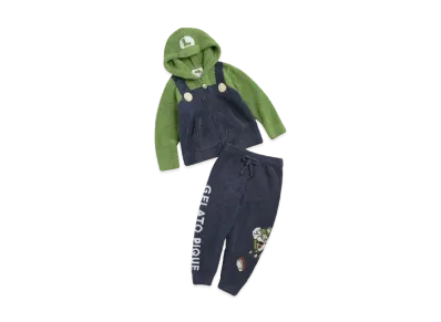 GELATO PIQUE x SUPER MARIO Kids Luigi Parka & Long Pants "Green"
