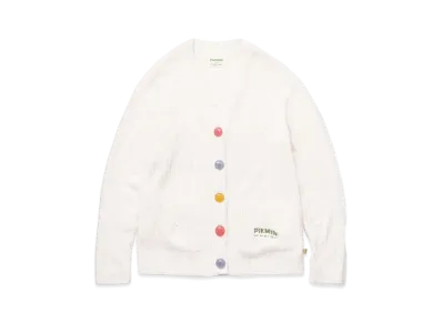 GELATO PIQUE x PIKMIN Smoothie Ribbed Cardigan "Off White"