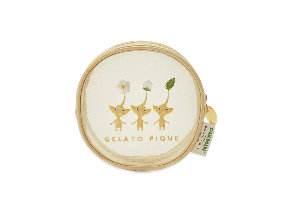 GELATO PIQUE x PIKMIN Round Pouch "Yellow"