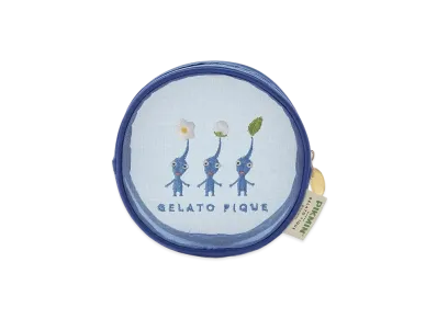 GELATO PIQUE x PIKMIN Round Pouch "Blue"