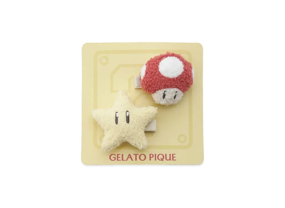 GELATO PIQUE x SUPER MARIO Baby Moco Assorted Bangs Clip #1 "Multi"