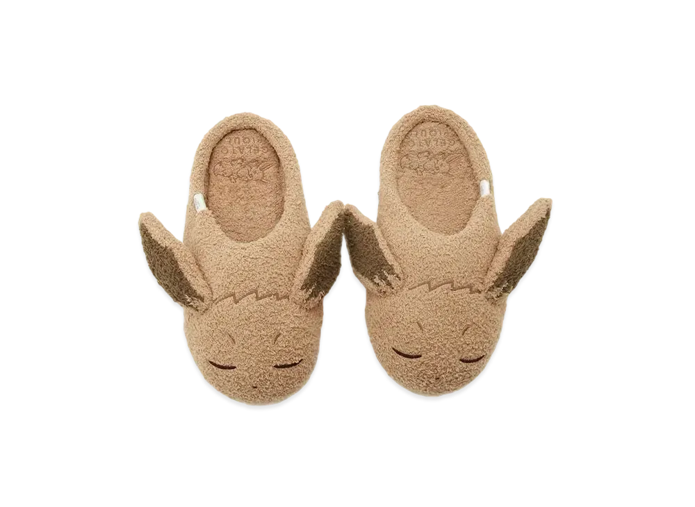 GELATO PIQUE x Pokemon Sleep Babymoko Eievui Room Shoes "Camel"