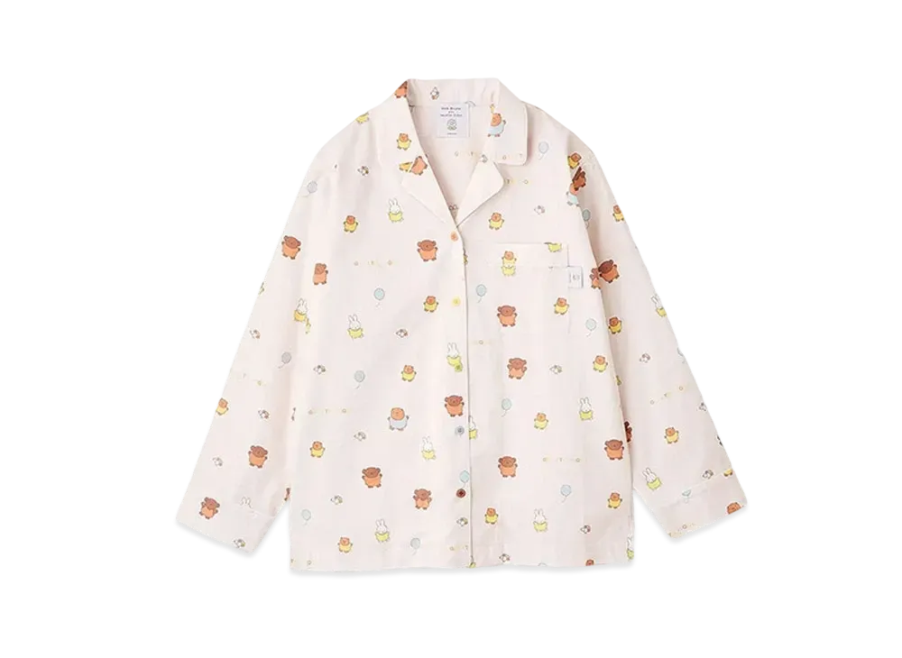 GELATO PIQUE x Dick Bruna All-Over Print Neru Shirt "Pink"