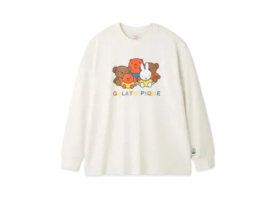 GELATO PIQUE x Dick Bruna Unisex One Point Long T-shirt "Off White"