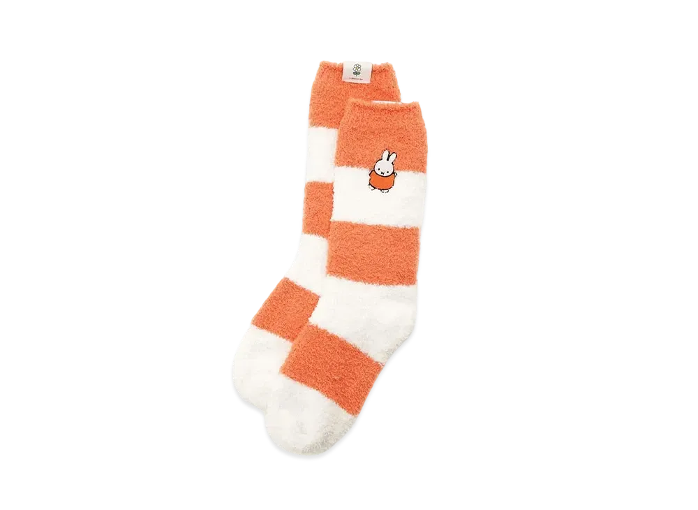GELATO PIQUE x Dick Bruna Baby Moko Border Socks "Cream"