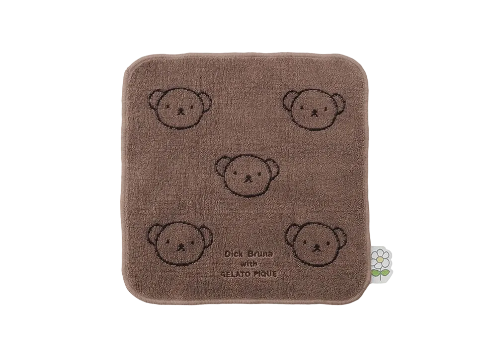 GELATO PIQUE x Dick Bruna Hand Towel "Brown"