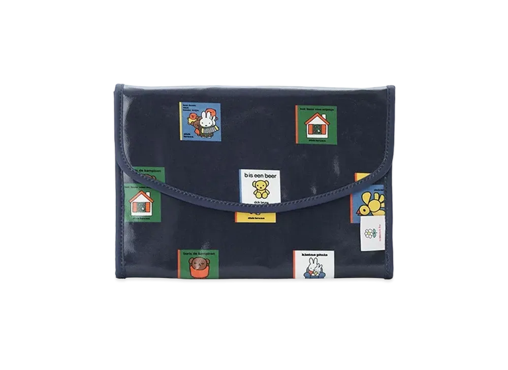 GELATO PIQUE x Dick Bruna Picture Book Pattern Maternity Notebook Case M "Navy"
