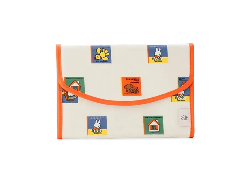 GELATO PIQUE x Dick Bruna Picture Book Pattern Maternity Notebook Case M "Cream"