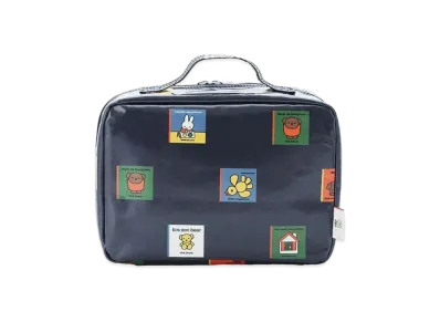 GELATO PIQUE x Dick Bruna Picture Book Pattern Diaper Pouch "Navy"
