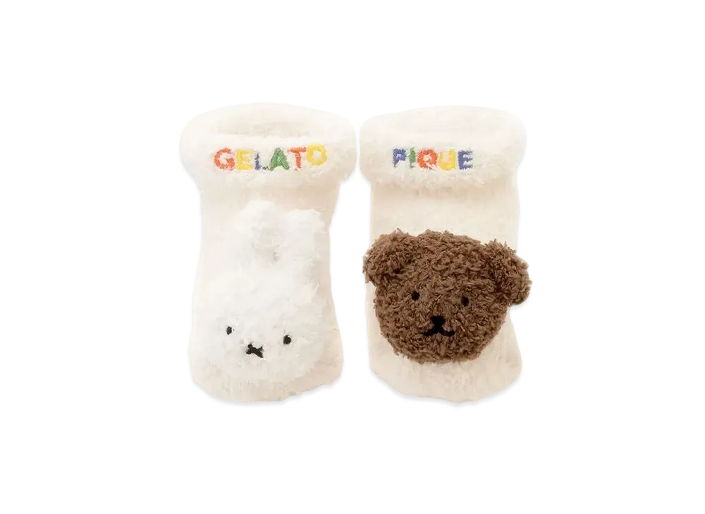 GELATO PIQUE x Dick Bruna Baby Moko Socks "Cream"