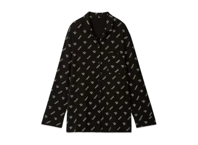 GELATO PIQUE x JOEL ROBUCHON All-Over Pattern Shirt "Black"