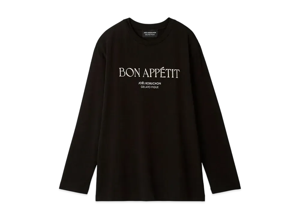 GELATO PIQUE x JOEL ROBUCHON One Point Long Tee "Black"