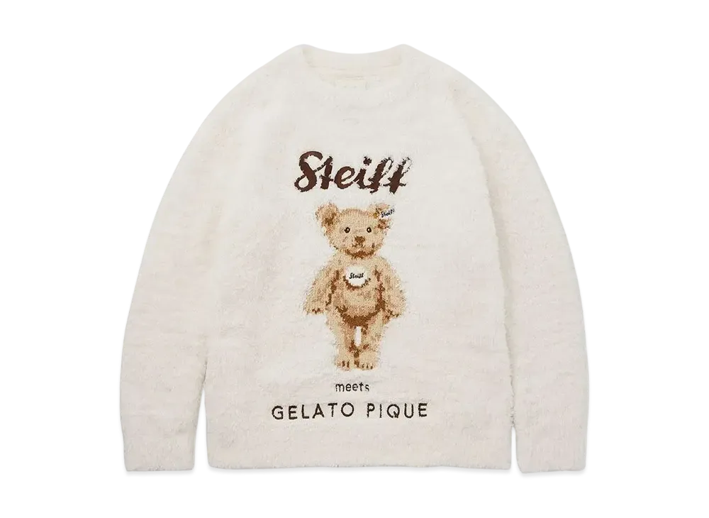 GELATO PIQUE x Steiff Gelato James Jacquard Pullover "Cream"