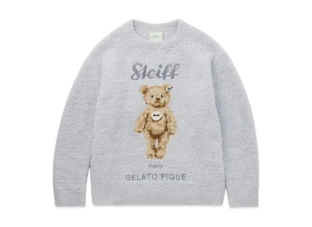 GELATO PIQUE x Steiff Homme Gelato James Jacquard Pullover "Blue"