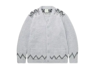 GELATO PIQUE x Steiff Homme Fair Isle cardigan "Blue"