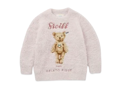 GELATO PIQUE x Steiff Kids Gelato James Jacquard Pullover "Pink"