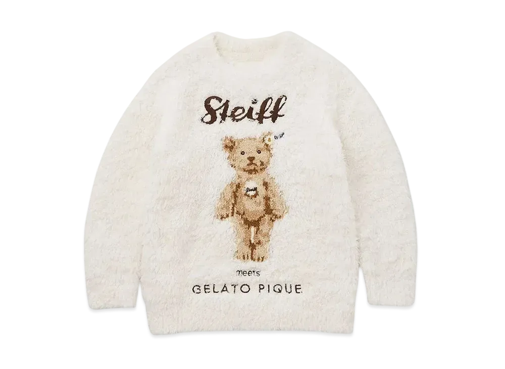 GELATO PIQUE x Steiff Kids Gelato James Jacquard Pullover "Cream"