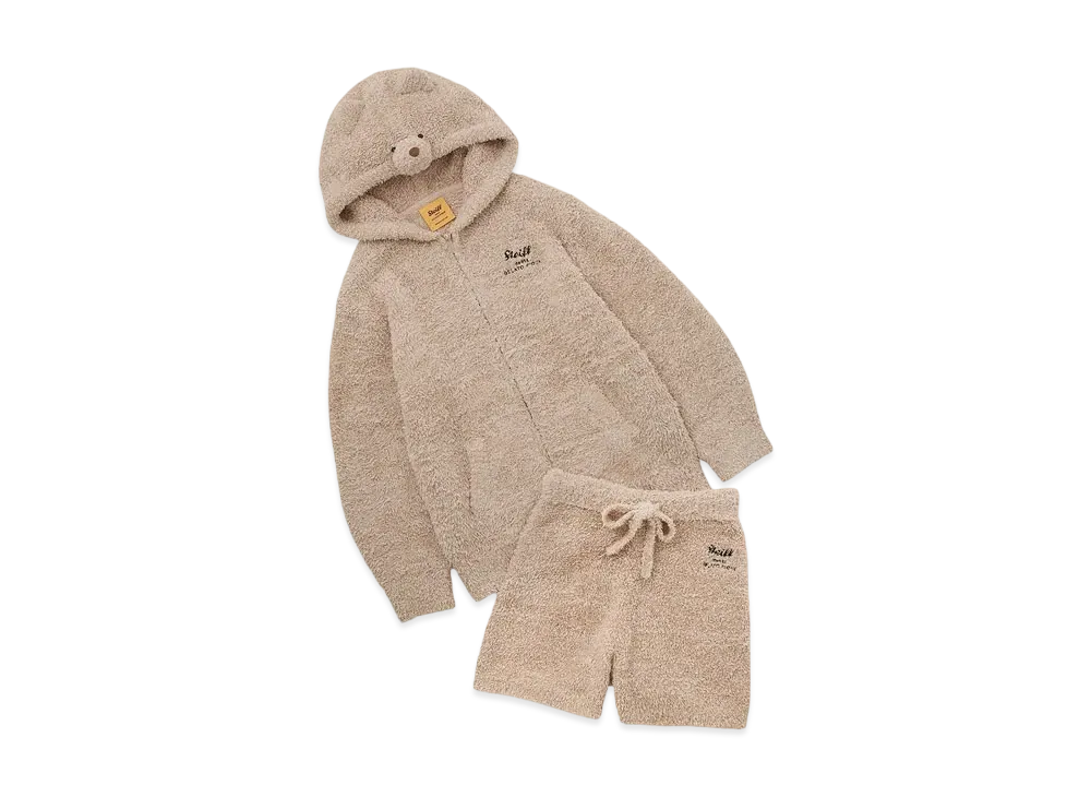 GELATO PIQUE x Steiff Jimmy Parka & Short Pants Set "Brown"
